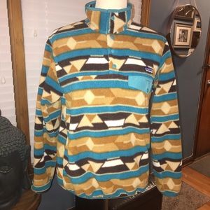 Patagonia Women’s S Snap T Pullover Rare Aztec EUC
